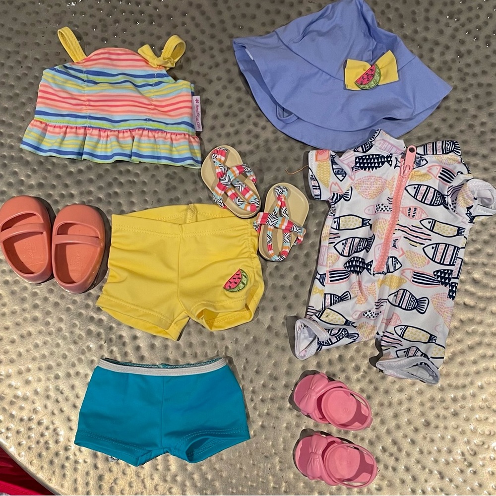 American Girl Swim Outfit